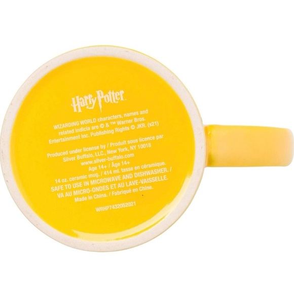 Hufflepuff Harry Potter Yellow and Black Mug - Picture 2 of 2